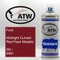 Preview: Ford, Midnight Currant Red Pearl Metallic, 9G / 6381: 400ml Sprühdose, von ATW Autoteile West.